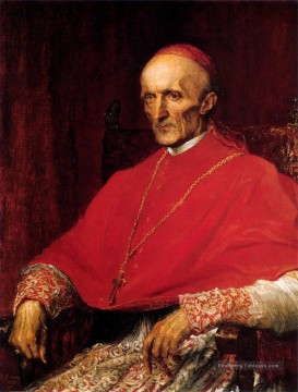 G F Cardinal Manning symboliste George Frederic Watts Peinture à l'huile